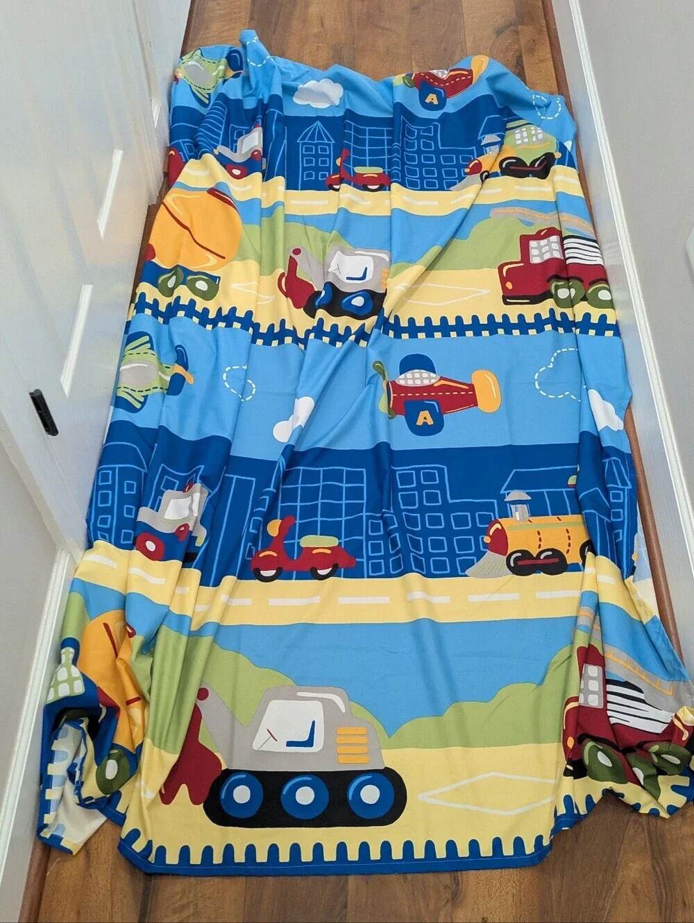 Transportation Shower Curtain 72x72in